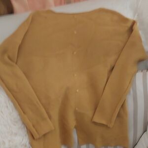 Elegant Mustard Cardigan